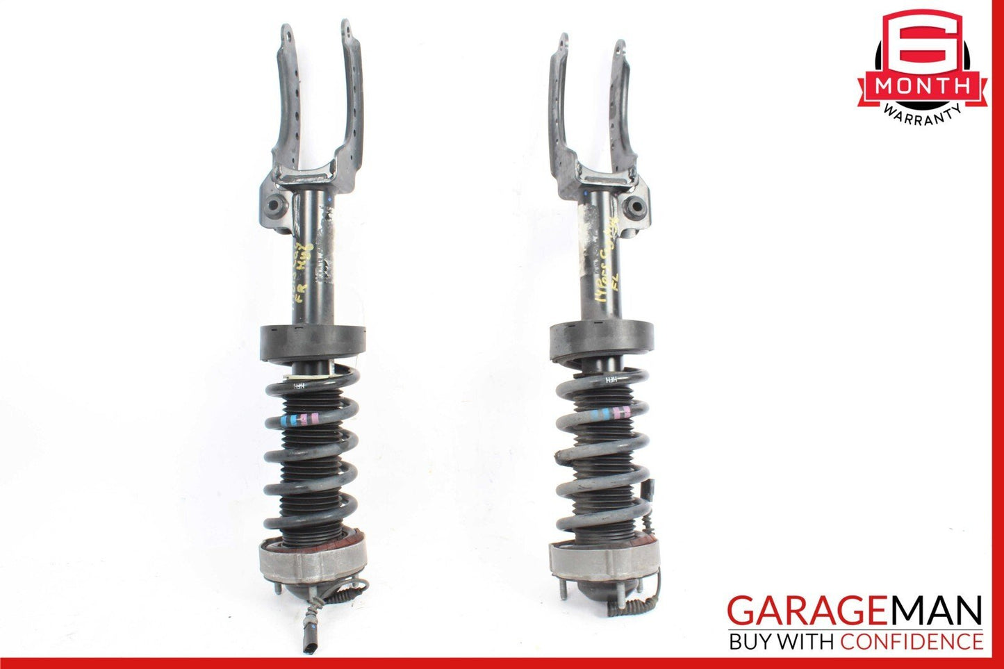 11-17 Porsche Cayenne 958 S Front Right & Left Shock Absorber Strut Spring Set