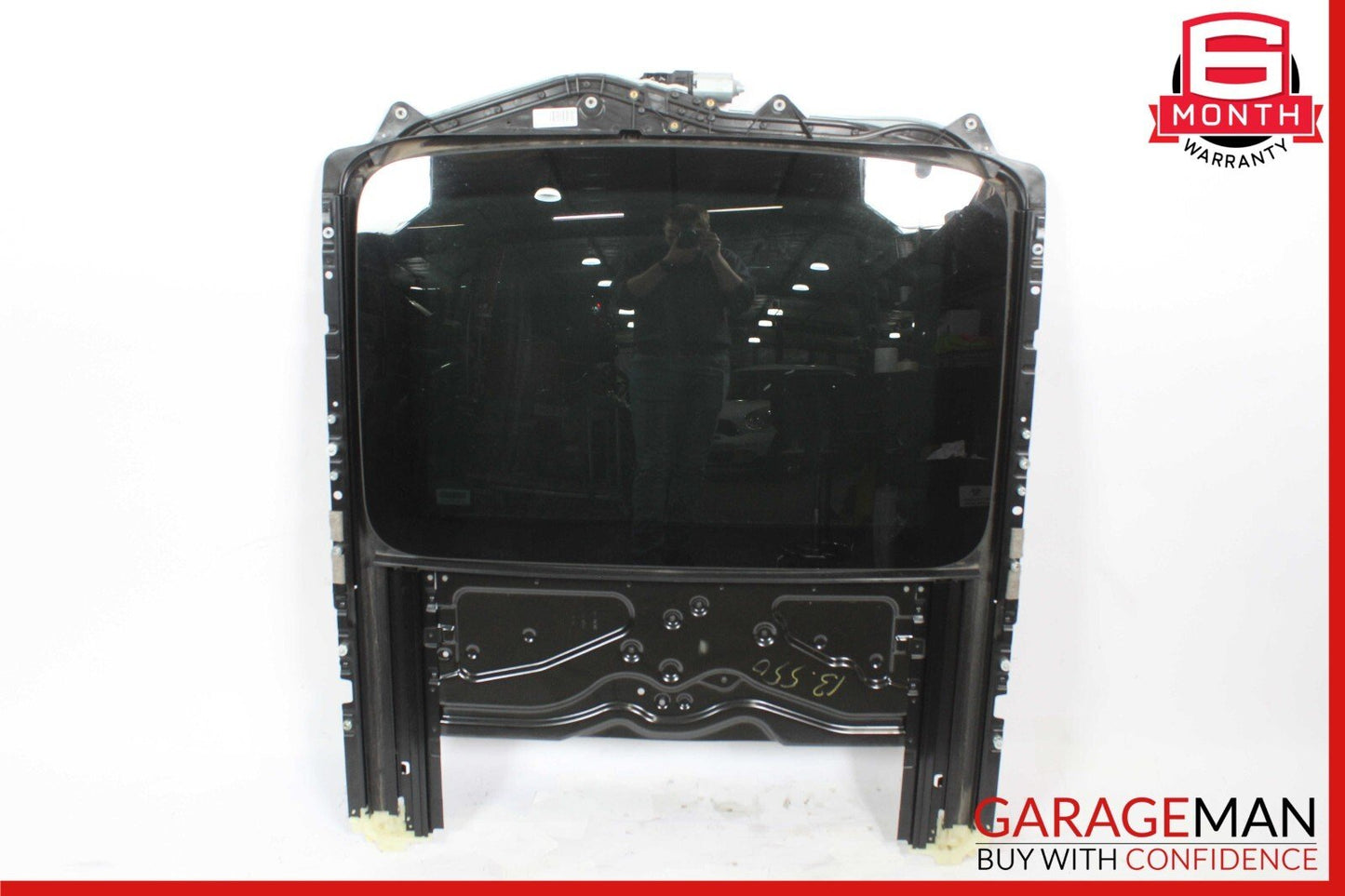 13-15 BMW 550i UPPER OVERHEAD SUNROOF PANORAMIC WINDOW GLASS PANEL OEM