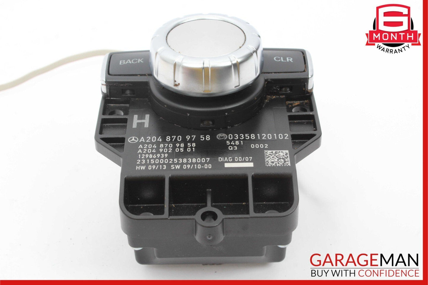 12-15 Mercedes W204 C250 E400 Console Head Unit Controller Knob Multi Switch