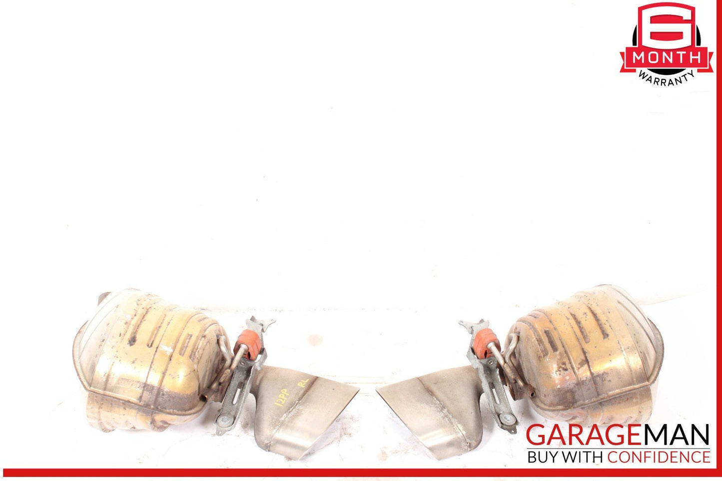 11-13 Porsche Panamera 970 3.6L Rear Right & Left Side Exhaust Muffler Tips Set