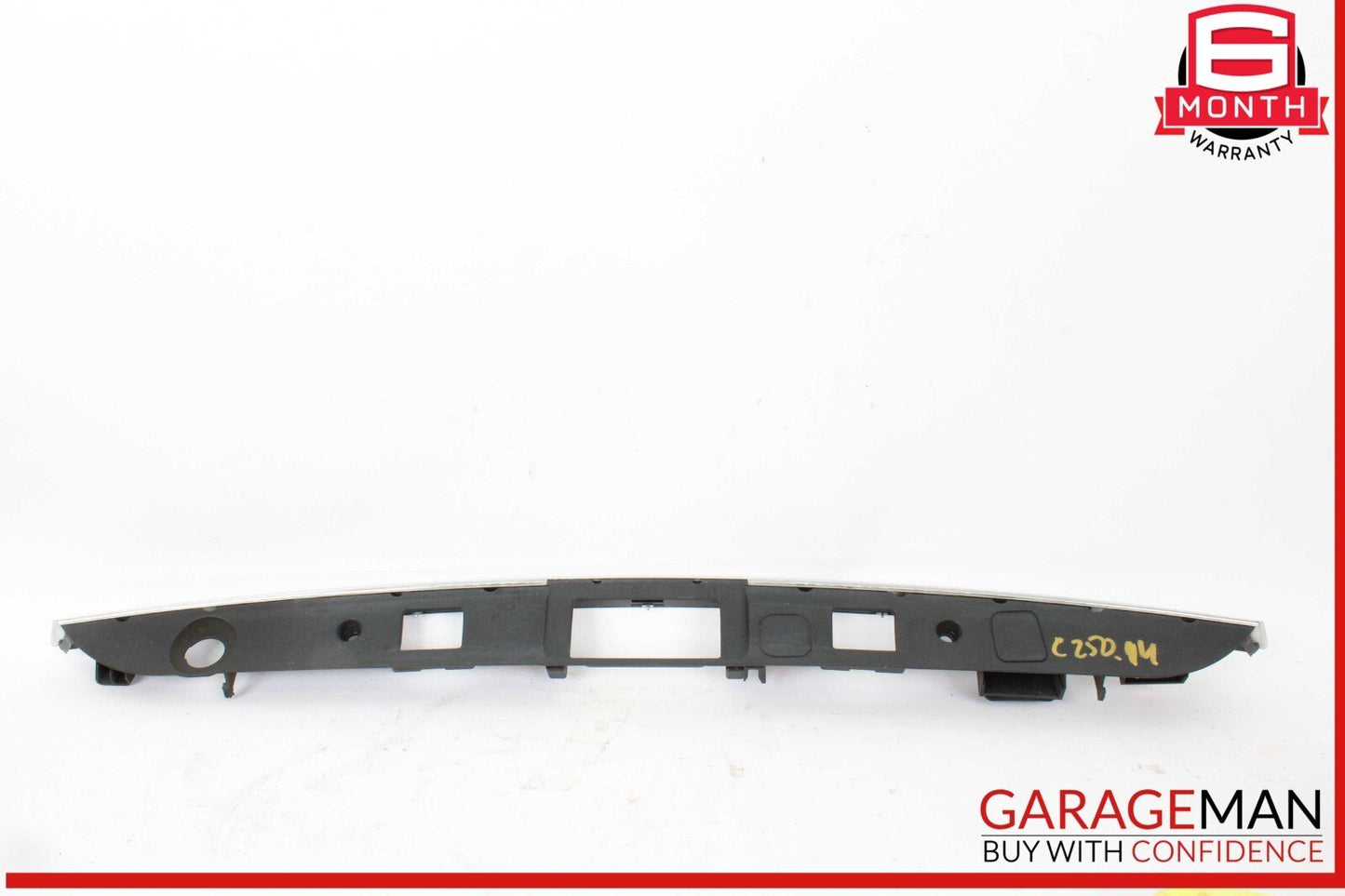 08-14 Mercedes W204 C250 C300 Trunk Lid Tailgate Handle Trim Cover Silver OEM
