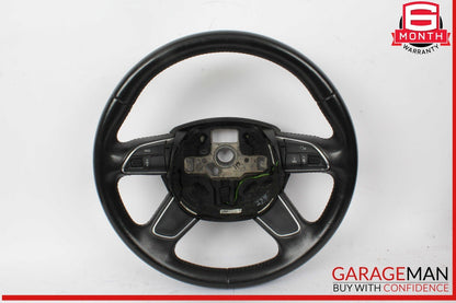 13-16 Audi A4 Front Left Driver Side Steering Wheel Black 4L0419091AC OEM