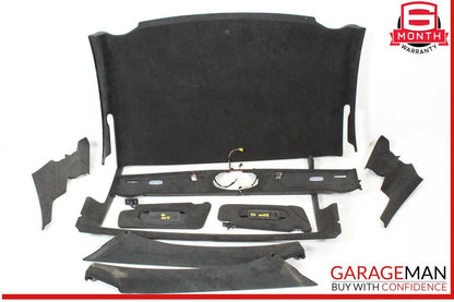 2003 Mercedes R230 SL500 Designo Headliner Set Visors OEM