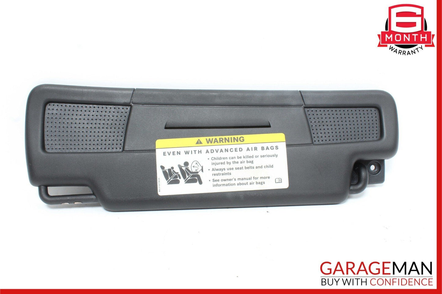 05-11 Mercedes R171 SLK350 Front Right Side Sun Visor Sunvisor Shade Black OEM