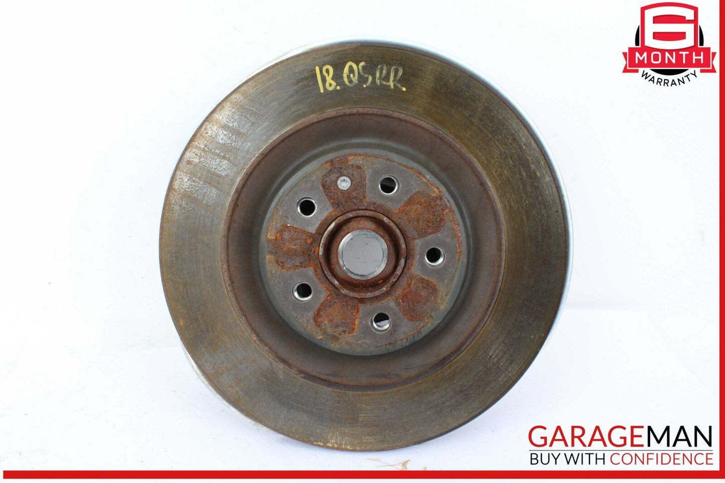 18-24 Audi Q5 Rear Right Passenger Side Spindle Knuckle Wheel Hub w/ Rotor Disc