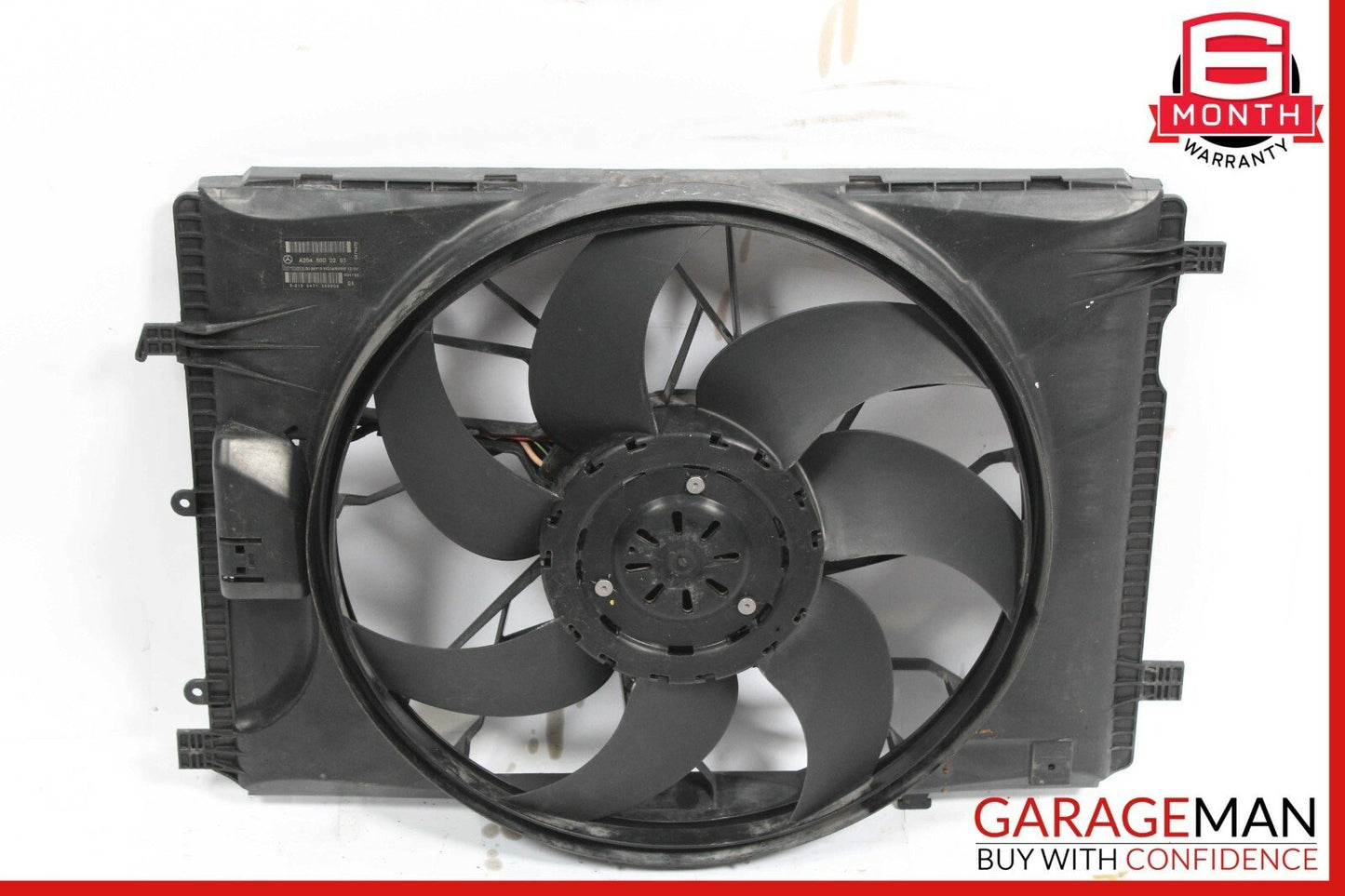 08-11 Mercedes W204 C300 C350 Engine Radiator Cooling Fan Motor Assembly OEM