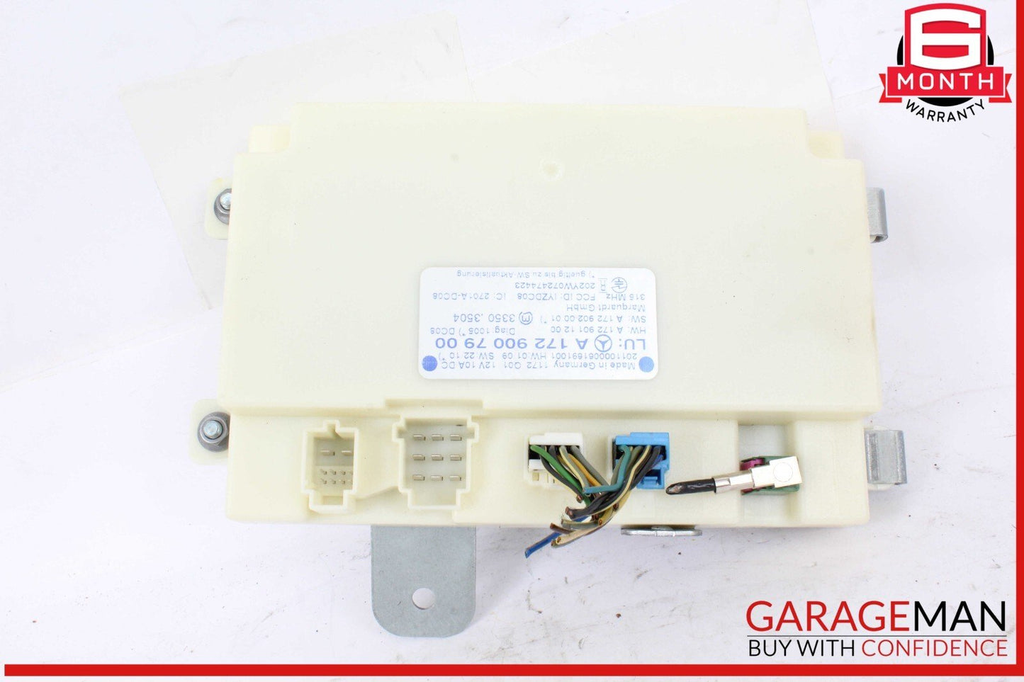 10-15 Mercedes W204 C250 Keyless Go Entry Control Module 1729007900 OEM