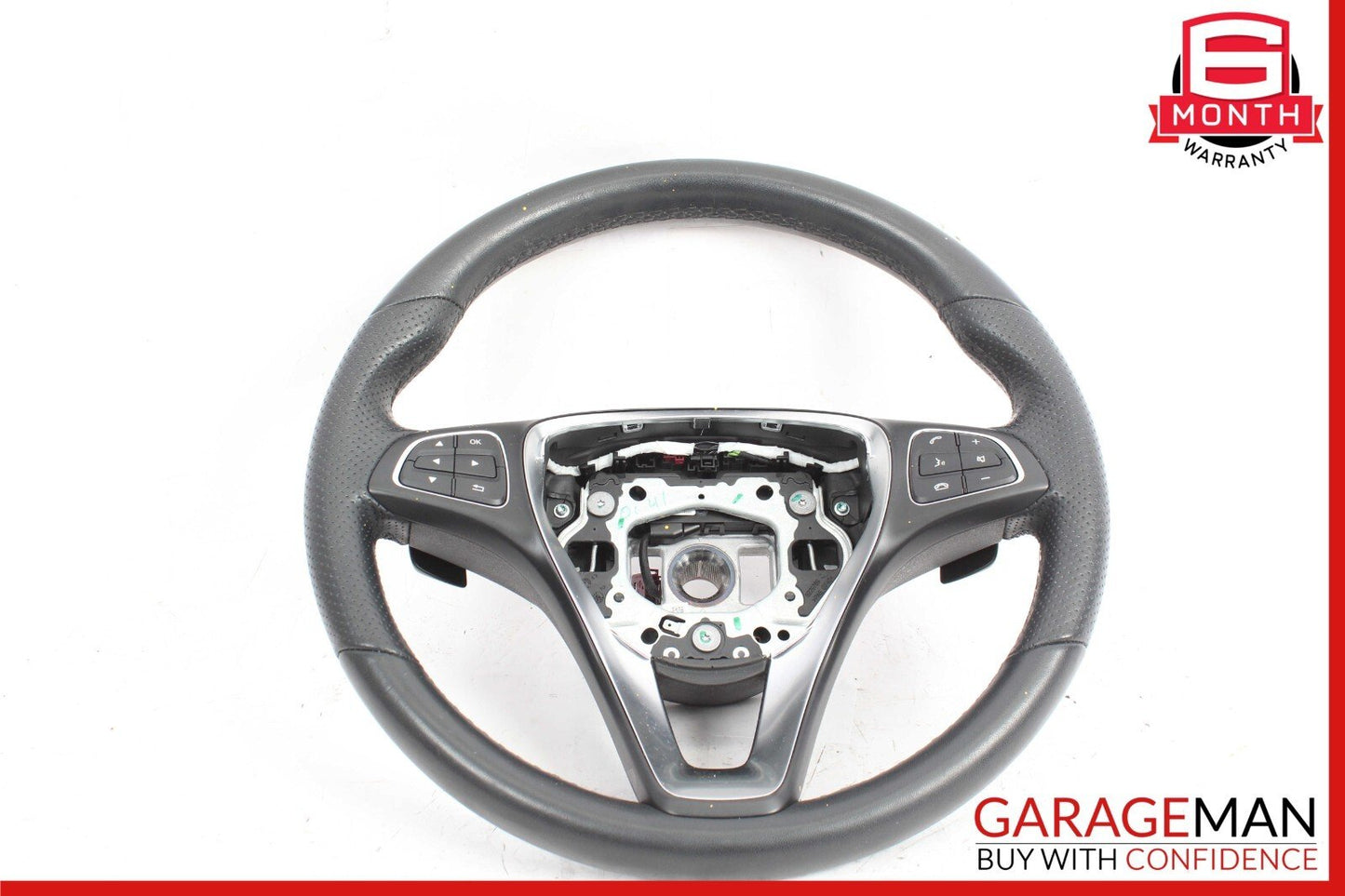 14-20 Mercedes W117 CLA250 GLA250 Steering Wheel w/ Paddle Shifters Assy Black