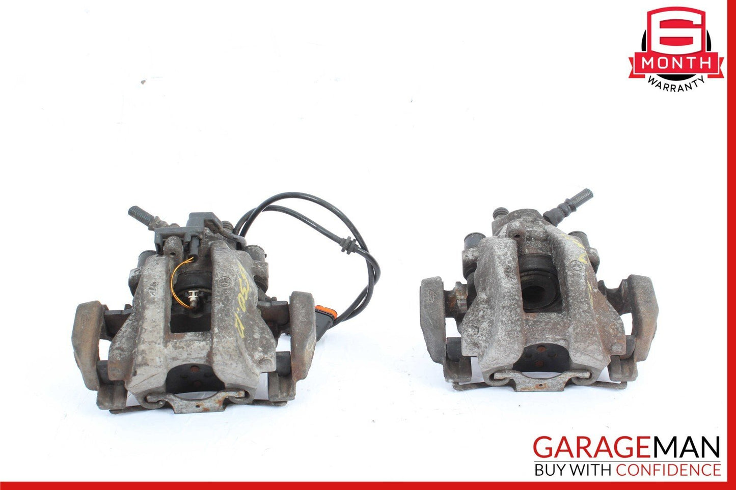 07-14 Mercedes W221 S550 Rear Left & Right Side Brake Caliper Calipers Set OEM