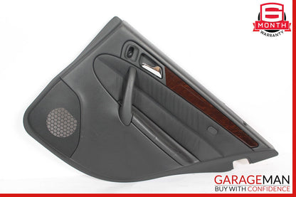 01-04 Mercedes W203 C240 C320 Rear Right Side Interior Door Panel Black OEM