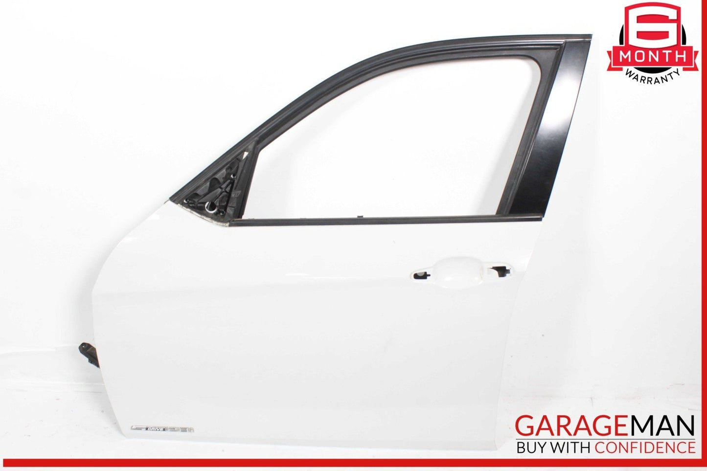 12-15 BMW X1 Front Left Driver Side Door Shell White OEM