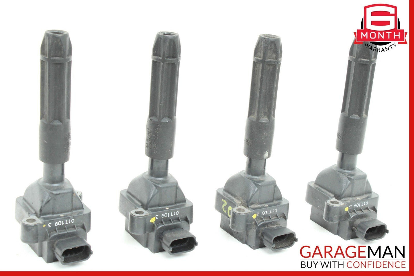 01-04  Mercedes R170 SLK230 Engine Ignition Coil Spark Plug Set of 4 Pc Assembly