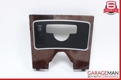 10-13 Mercedes W212 E350 E400 E550 Center Console Switch Trim Cover Bezel Wood