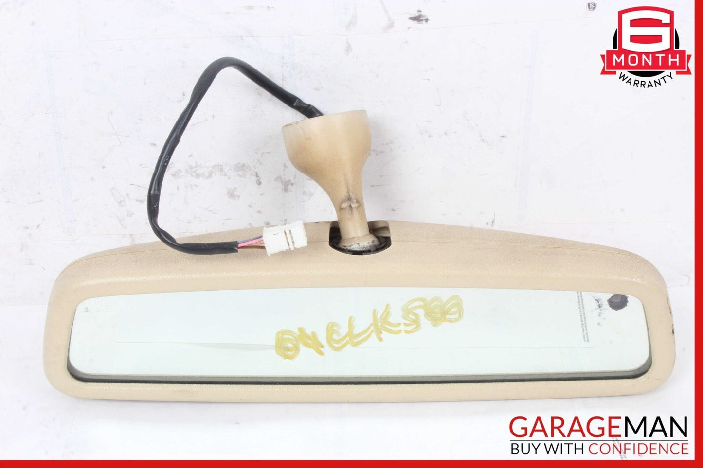 03-09 Mercedes W209 CLK500 Convertible Interior Rear View Mirror Beige 209810181