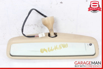 03-09 Mercedes W209 CLK500 Convertible Interior Rear View Mirror Beige 209810181