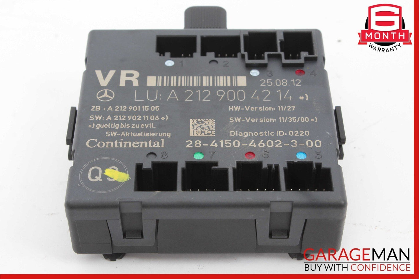 08-14 Mercedes W204 C250 C350 Front Right Side Door Control Module 2129004214