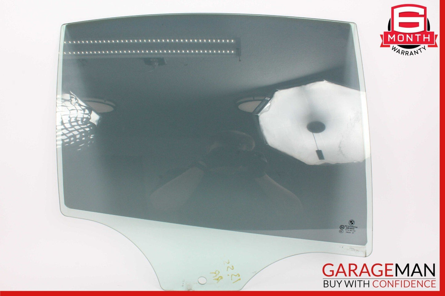 11-16 BMW 525i 535i 550i Rear Right Door Window Glass OEM