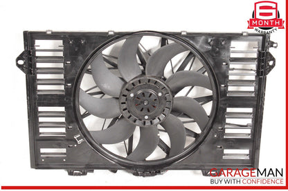 10-16 Porsche Panamera 970 Radiator Engine Electric Cooling Fan Shroud Assy OEM