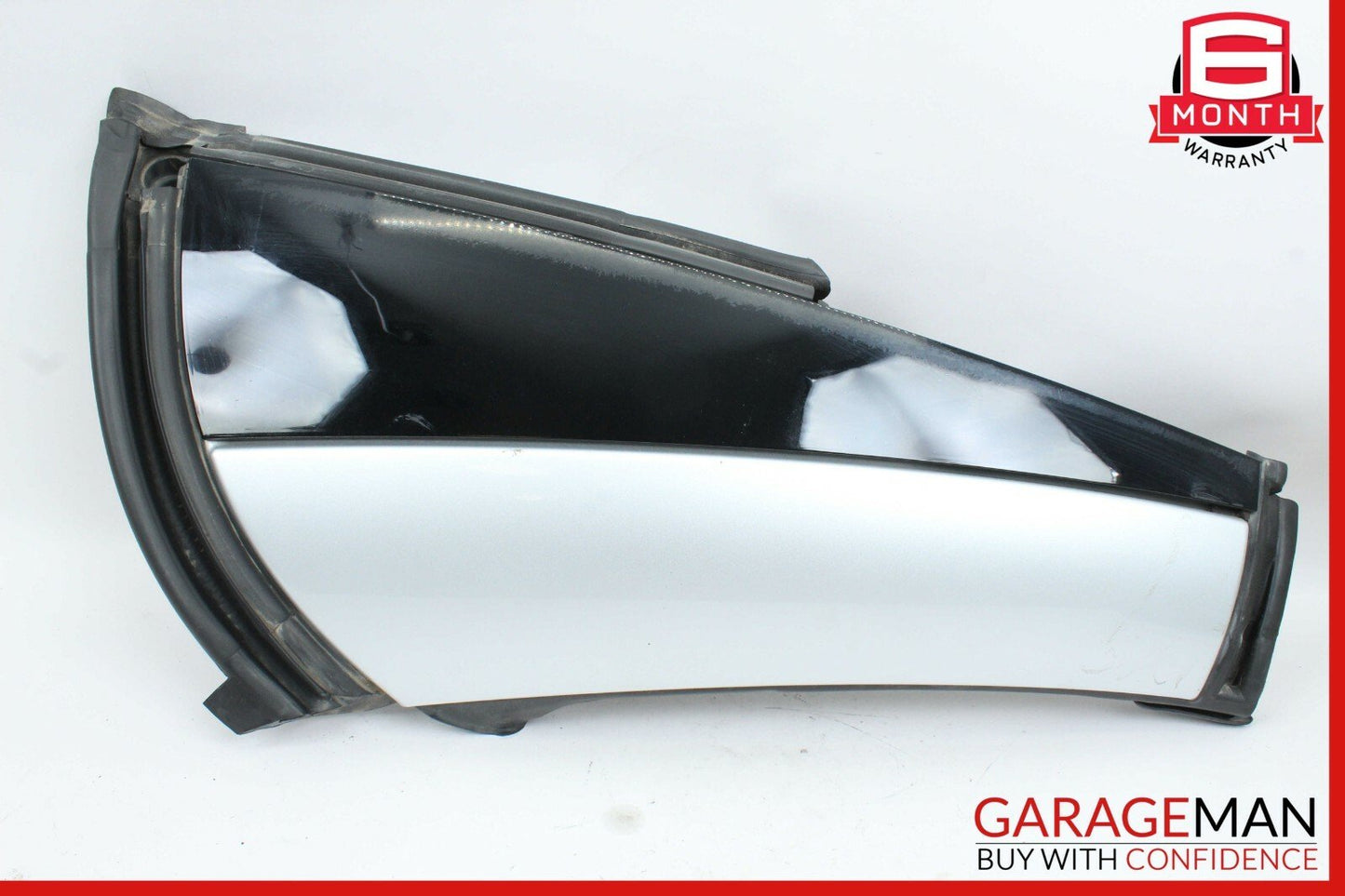 05-11 Mercedes R171 SLK350 Rear Right Side Window Roof C Pillar Panel Silver OEM