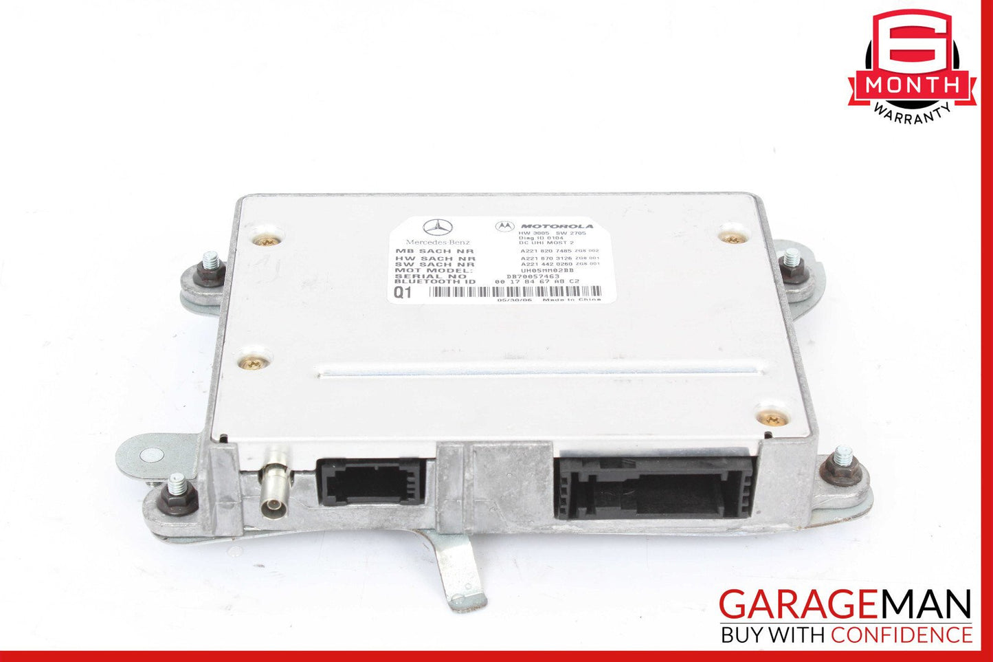 07-13 Mercedes W221 S550 S600 S63 AMG Bluetooth Control Module 2218207485 OEM