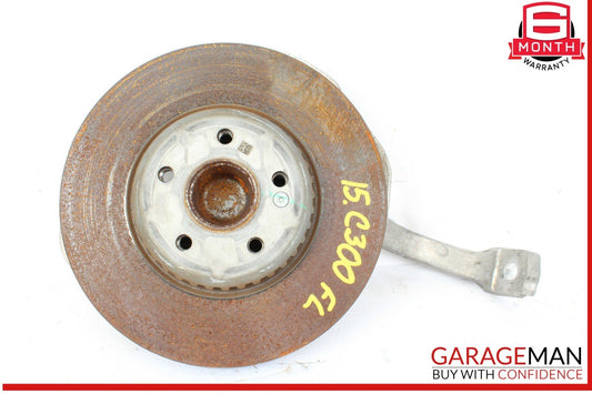 15-20 Mercedes W205 C300 Front Left Wheel Spindle Knuckle Hub w/ Rotor Disc OEM