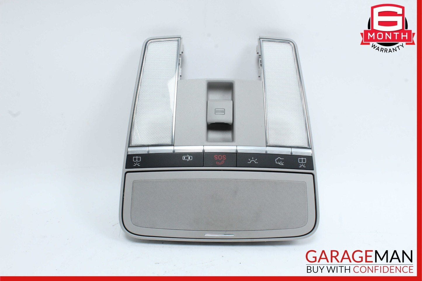 07-10 Mercedes W221 S550 CL550 Overhead Dome Light Lamp Sunroof Control Gray OEM