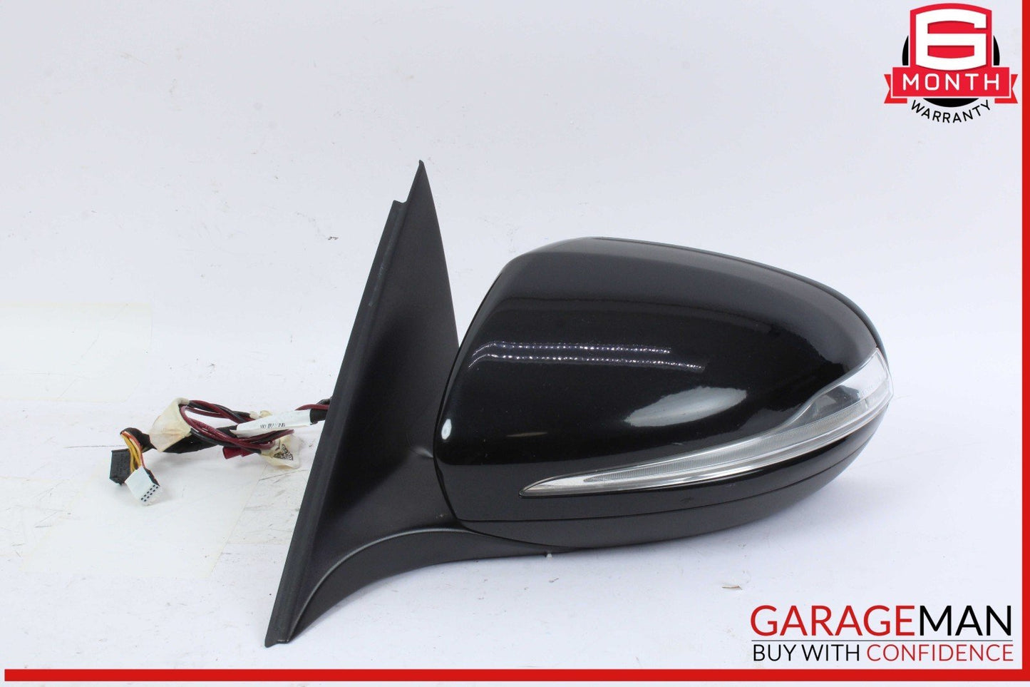15-16 Mercedes W205 C300 Front Left Side Door Rear View Mirror w/ Blind Spot