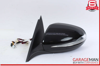 15-16 Mercedes W205 C300 Front Left Side Door Rear View Mirror w/ Blind Spot