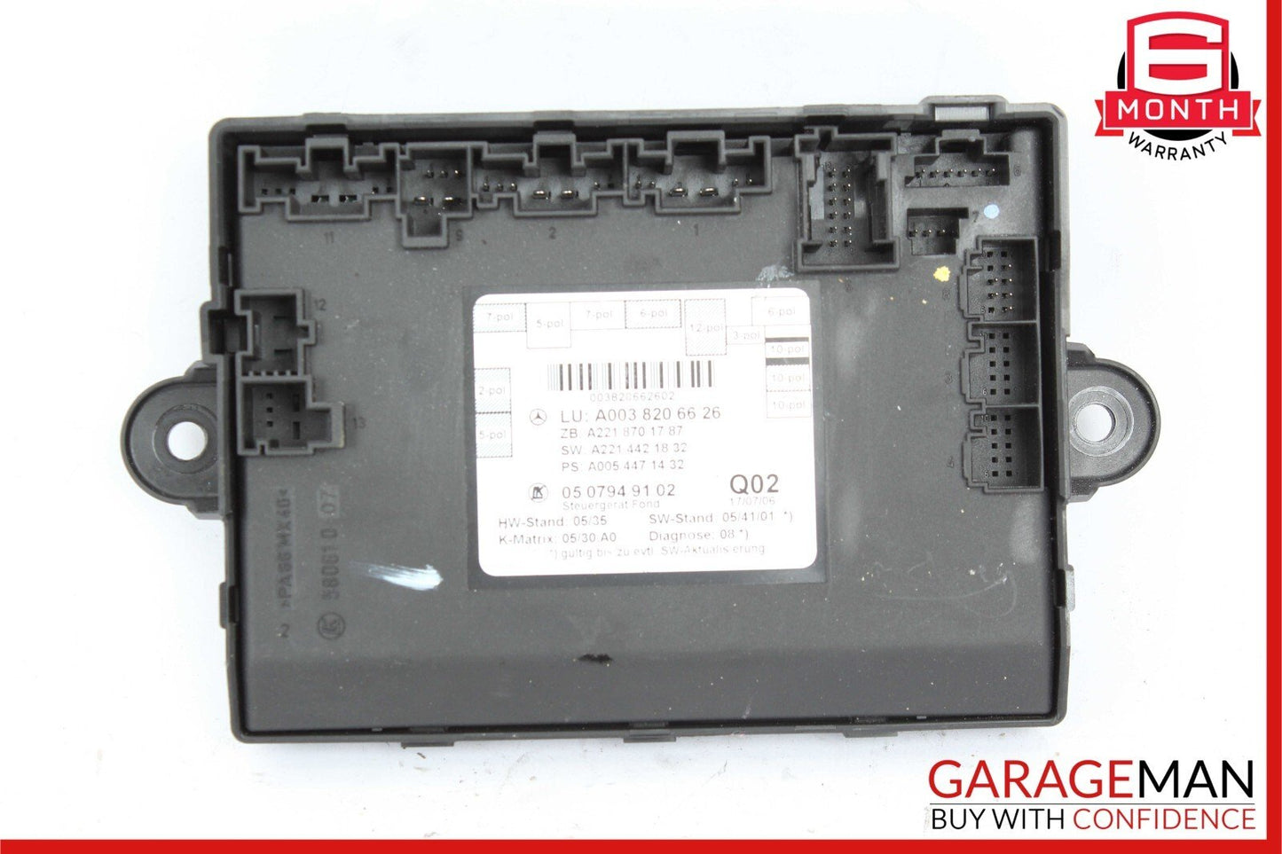 07-09 Mercedes W221 S550 S400 Rear Right or Left Side Door Control Module OEM