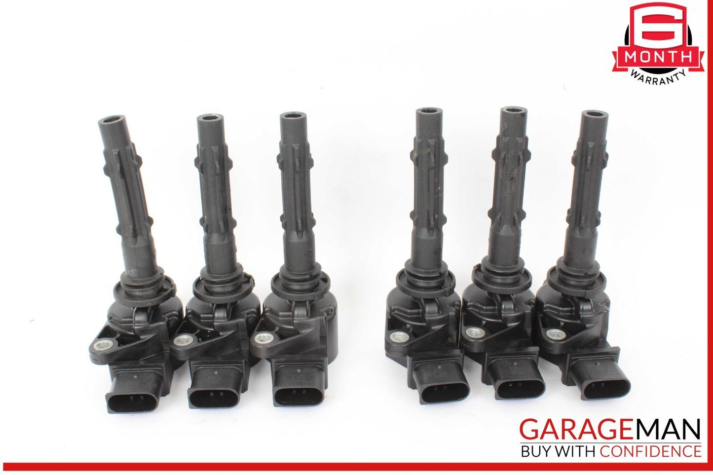 05-13 Mercedes W211 E350 M272 Ignition Coil Spark Plug Set of 6 2729060060 OEM