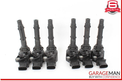 05-13 Mercedes W211 E350 M272 Ignition Coil Spark Plug Set of 6 2729060060 OEM