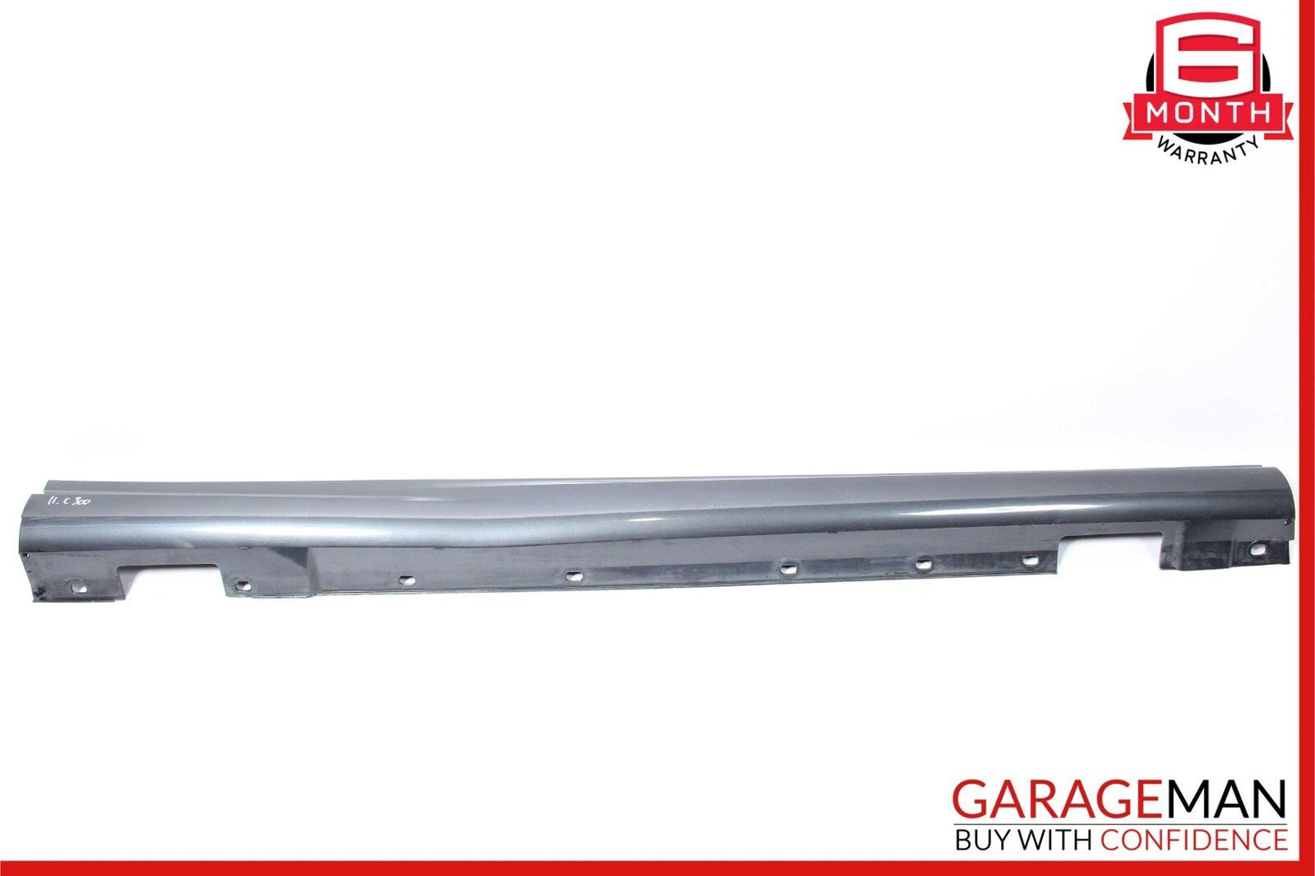 08-14 Mercedes W204 C250 C300 Sport Right Side Skirt Rocker Panel Moulding Gray