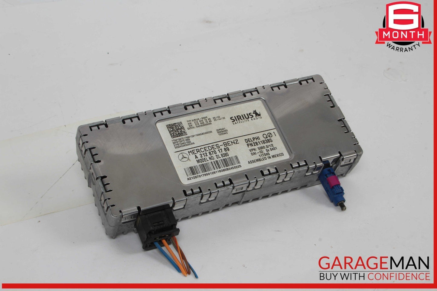 08-14 Mercedes W212 E350 C300 C350 Sirius Satellite Radio Receiver Module OEM