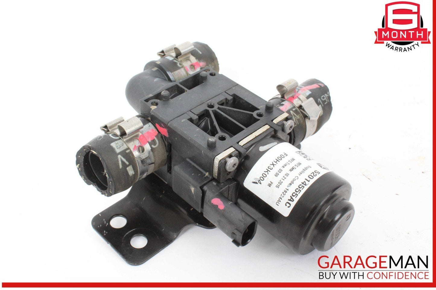 12-19 Fiat 500E EV Electric Auxiliary Coolant Water Pump 52014555AC OEM