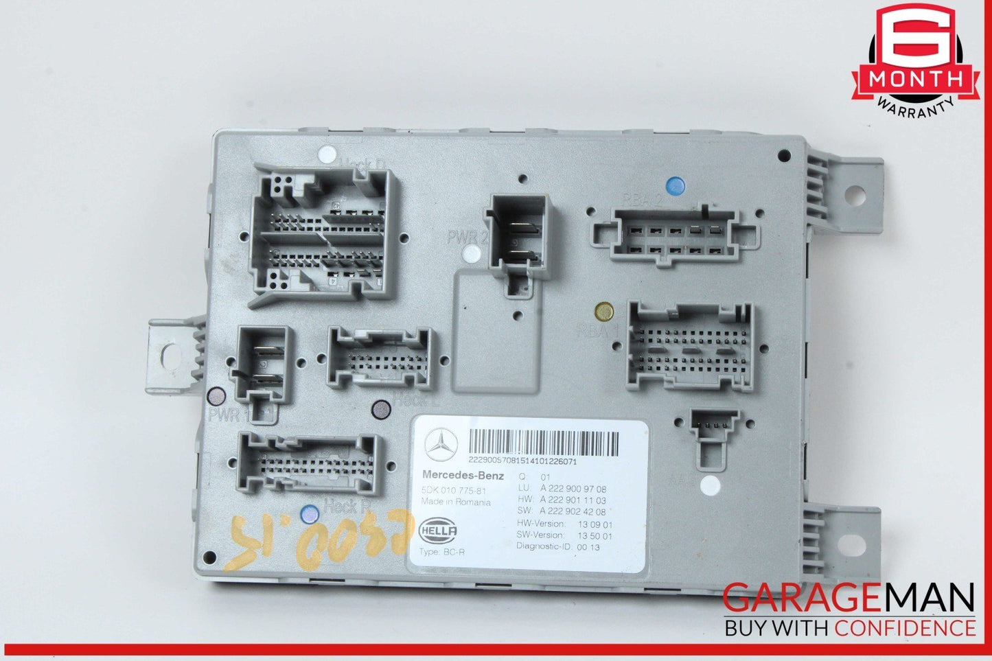 15-18 Mercedes W205 C300 C400 C350e Rear Trunk SAM Control Module Unit OEM