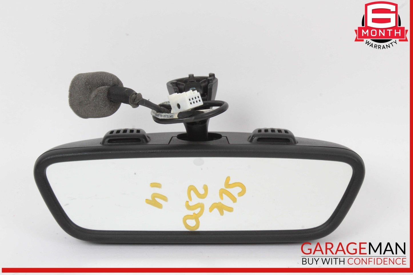 12-20 Mercedes R172 SLK250 SLK350 Interior Rear View Mirror Black OEM