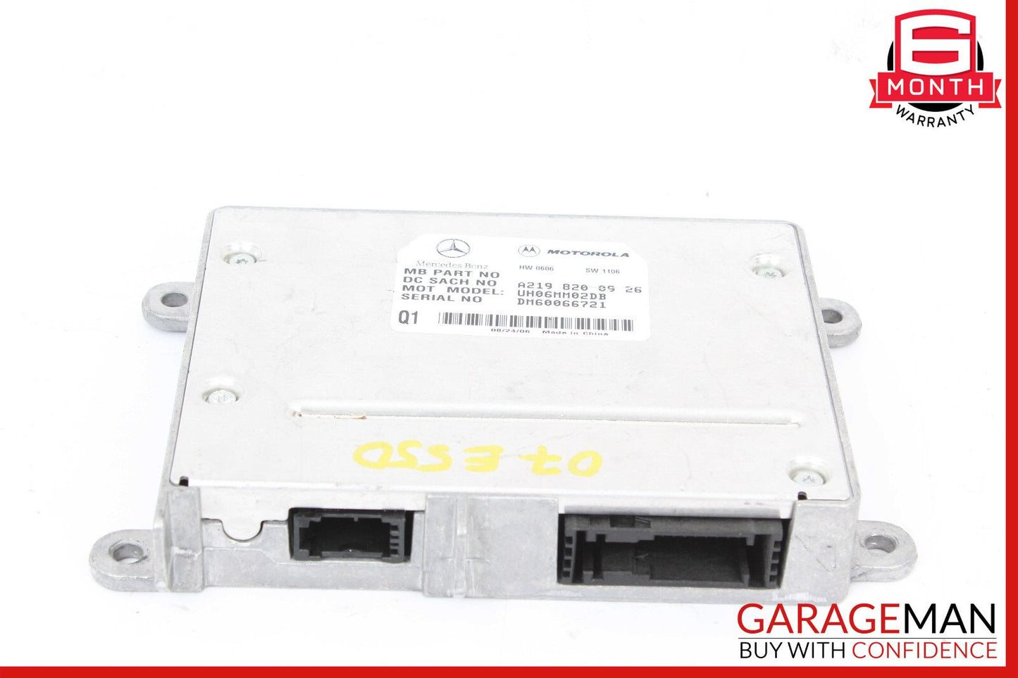 06-12 Mercedes W211 E350 SL550 Communication Control Module 2198200926 OEM