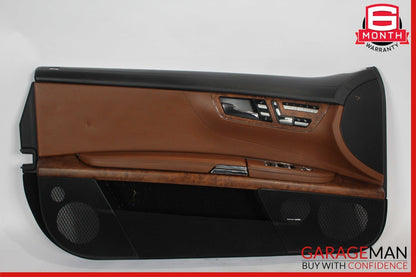 08-14 Mercedes W216 CL63 AMG Front Left Side Interior Door Panel Assy Brown