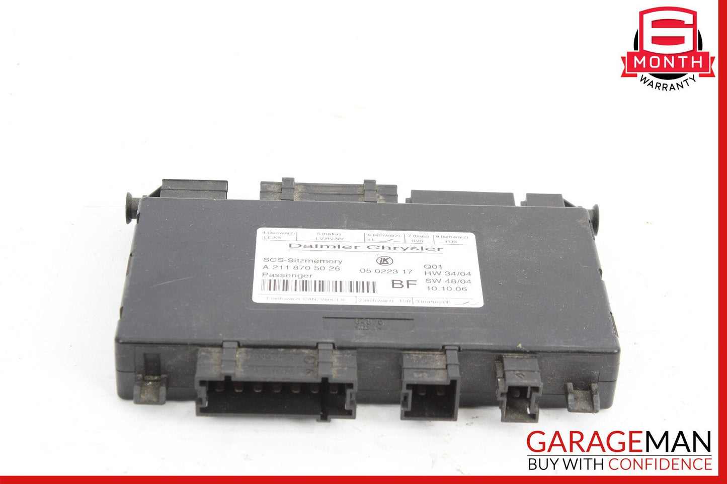 03-13 Mercedes X164 GL450 Front Right Side Under Seat Control Module OEM