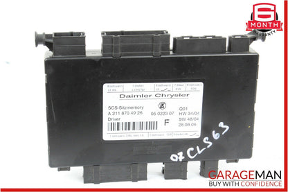 03-11 Mercedes E350 CLS550 GL550 Front Left Side Under Seat Control Module OEM