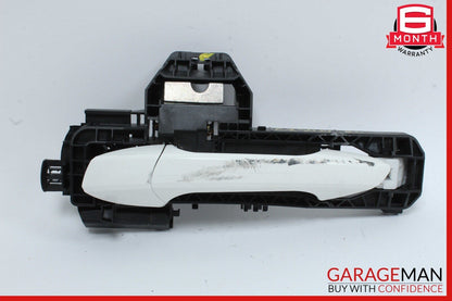 12-14 Mercedes W204 C250 Rear Left Exterior Door Handle White OEM
