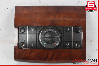 06-09 Mercedes W251 R500 Rear Center Console A/C AC Heater Switch Panel Assy