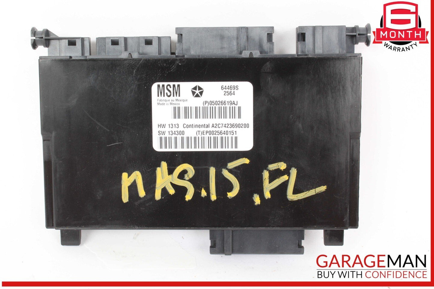 14-17 Maserati Ghibli Front Left Driver Side Seat Control Controller Module Unit