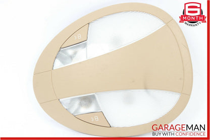 07-09 Mercedes W211 E350 E550 E63 AMG Rear Overhead Dome Light Reading Map Brown