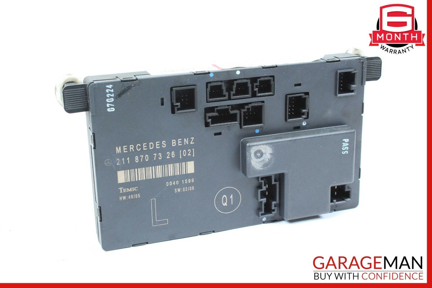 03-09 Mercedes W211 E350 E500 E63 AMG Front Left Side Door Controller Module