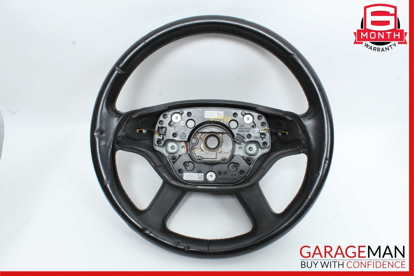 07-09 Mercedes W221 S550 CL550 Steering Wheel w/ Paddle Shifters Black OEM