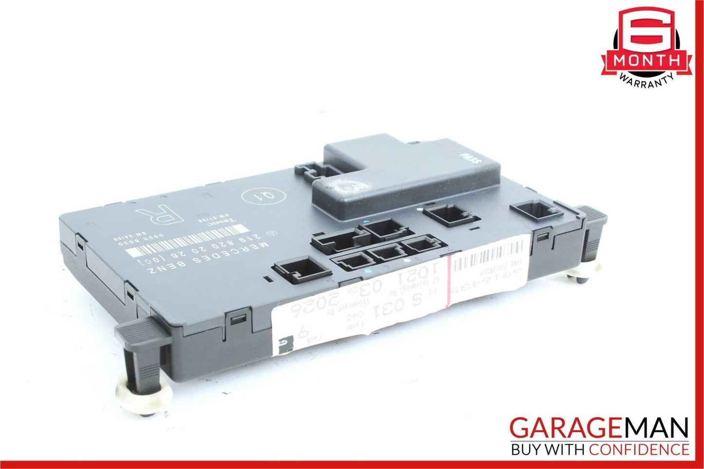 06-11 Mercedes W219 CLS550 CLS500 Front Right Door Control Module 2198202026 OEM