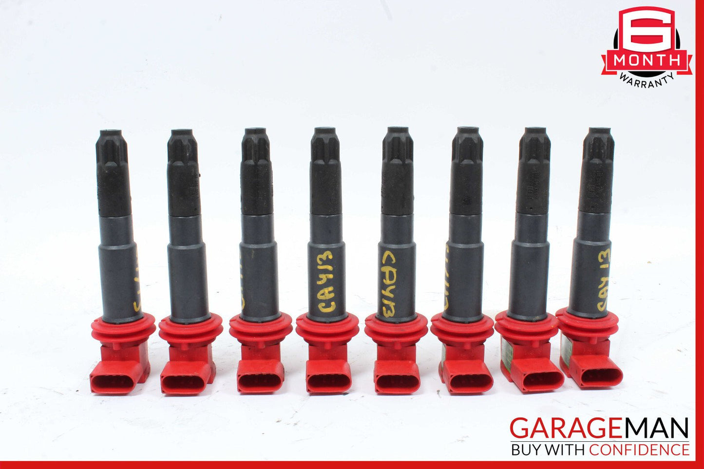 11-17 Porsche Cayenne 958 Ignition Coil Spark Plug Set of 8 Pc OEM