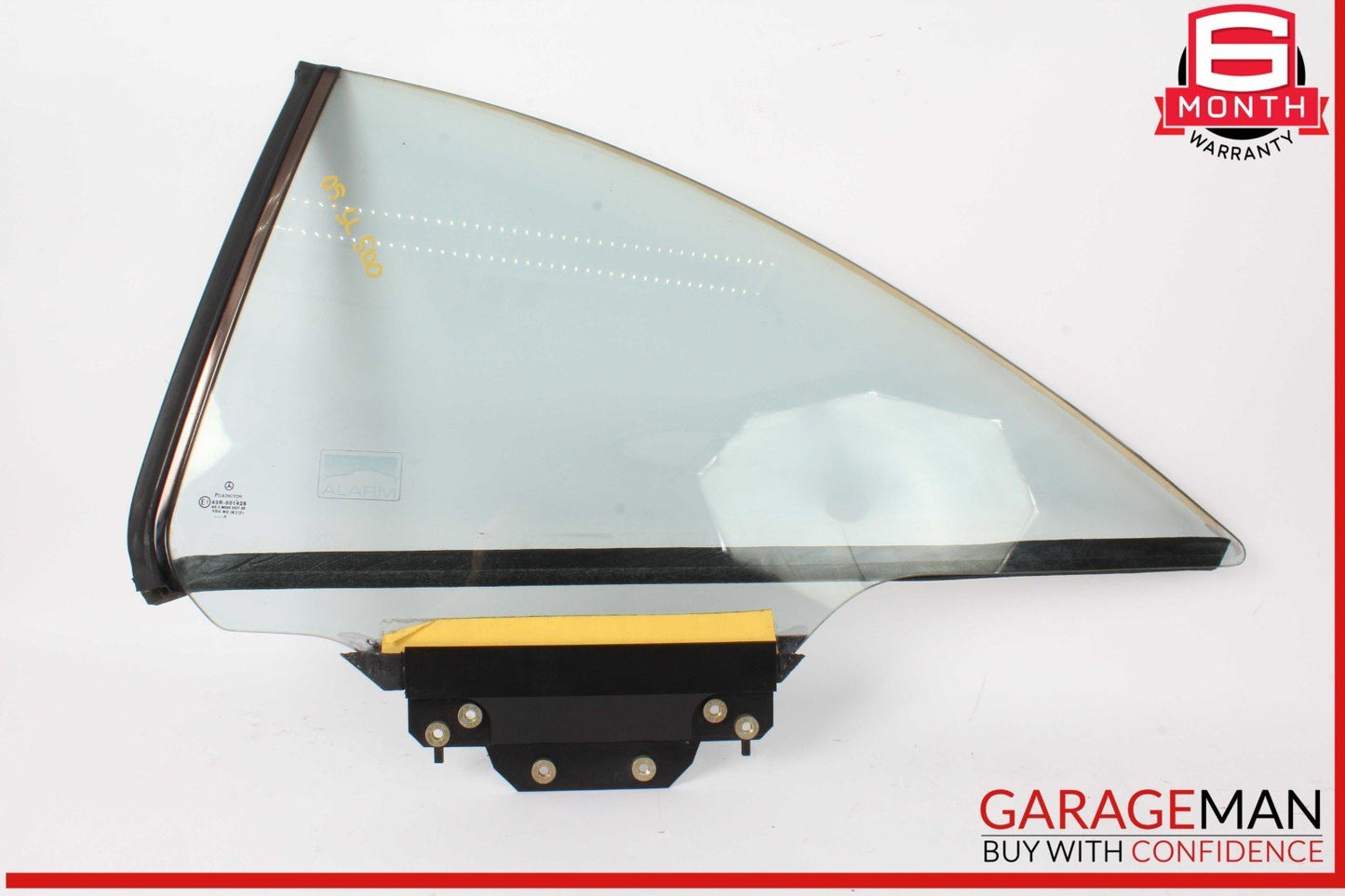 03-12 Mercedes R230 SL500 SL55 AMG Rear Left Side Quarter Window Glass OEM