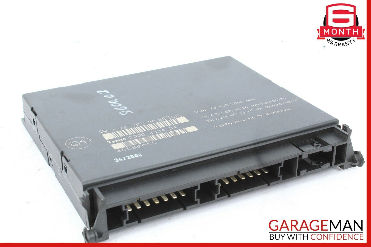 07-09 Mercedes W221 S450 S550 S600 Individual Rear Seats Control Unit Module OEM